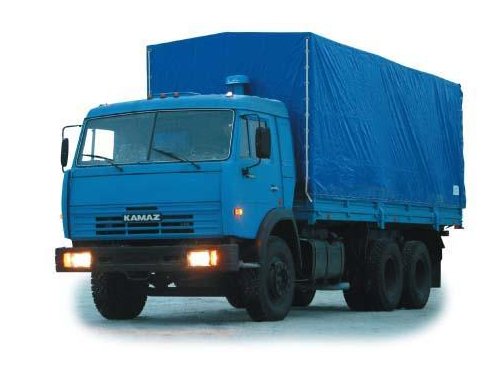 Тент автомобильный КАМАЗ 53201 (высокий)